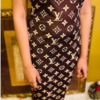 Women Fashion Design Short Sleeves Long Dress - Image 2