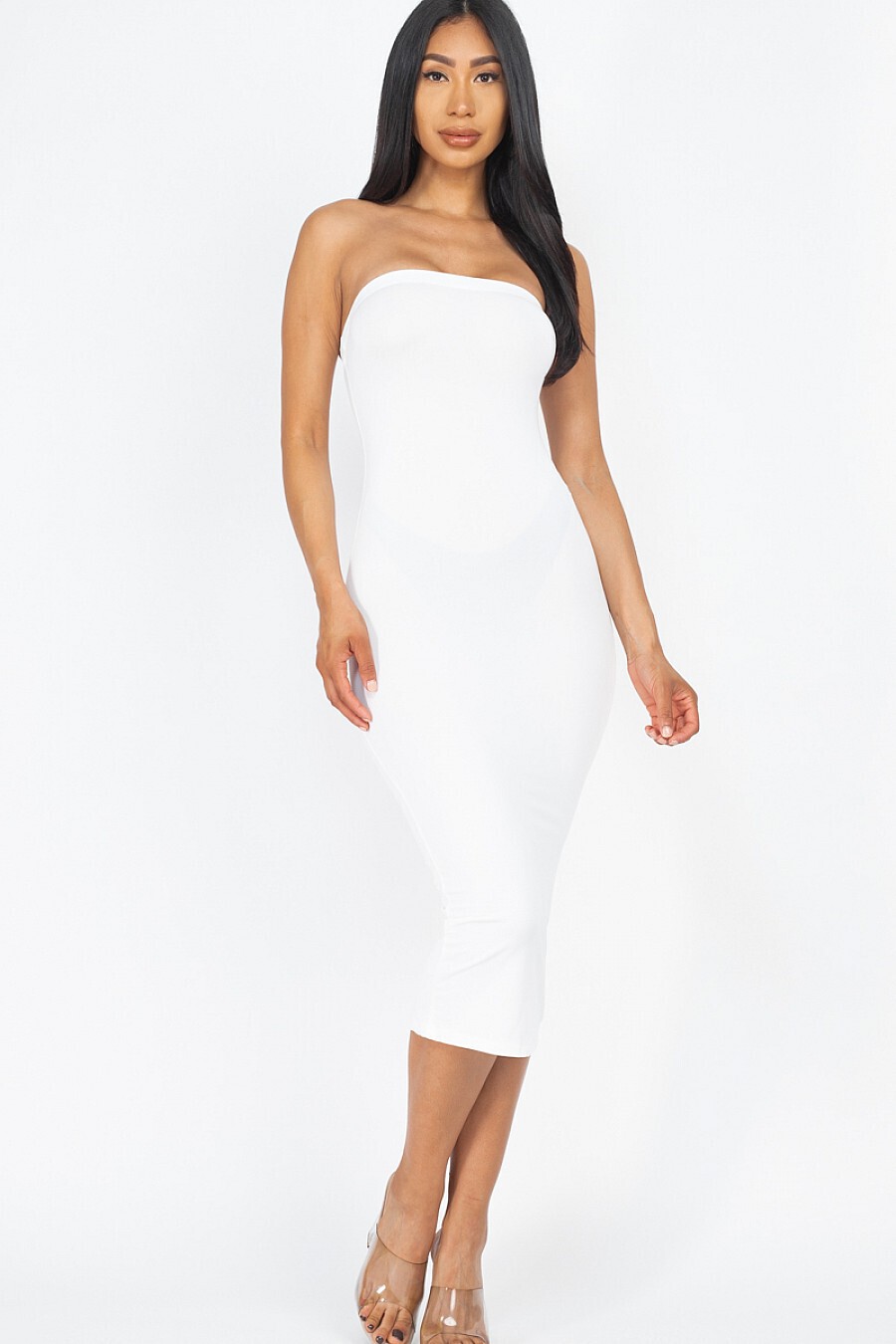 BANDEAU STRAPLESS DRESS - Fabu Castle