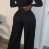 Sets Wide Two Piece high-waist pants (Copy) - Image 3