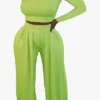 Sets Wide Two Piece high-waist pants (Copy)