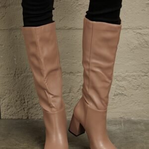 East Lion Corp Block Heel Knee High Boots