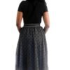 Chic Two Pieces T-Shirt with Polka Dot Tutu Skirt Sets