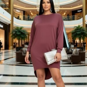 COZY HIGH LOW DRESS