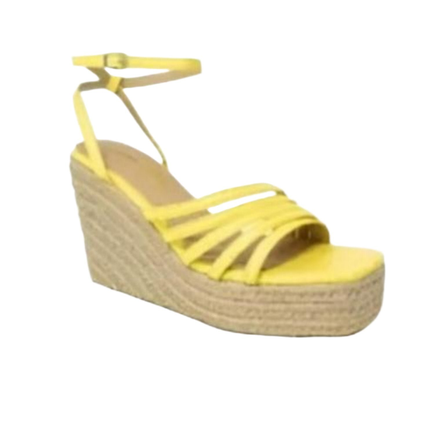 CHASE AND CHLOE Cordelia Platform Wedge Espadrille Sandal
