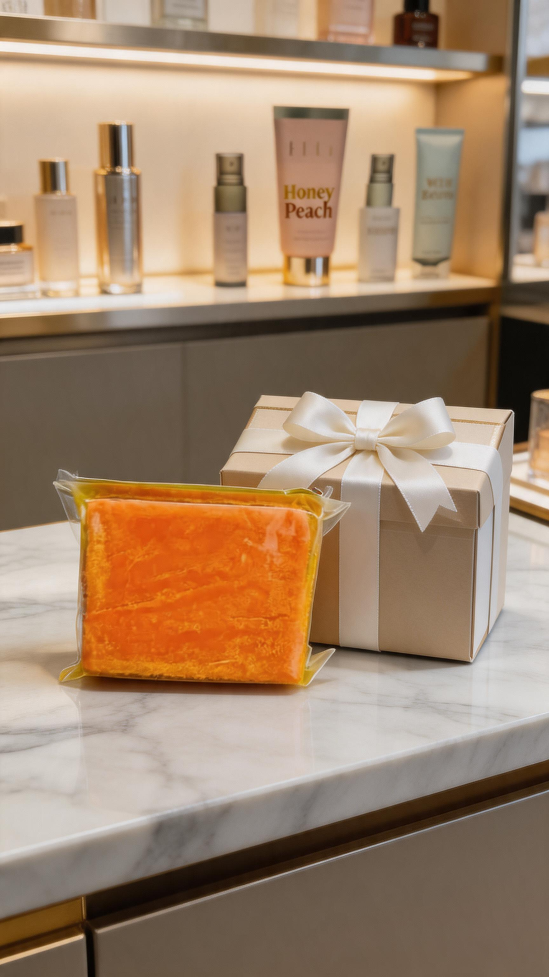 Lemon & Carrot Soap Bar for Body & Face - Naturally Brighten Made with Natural Ingredients