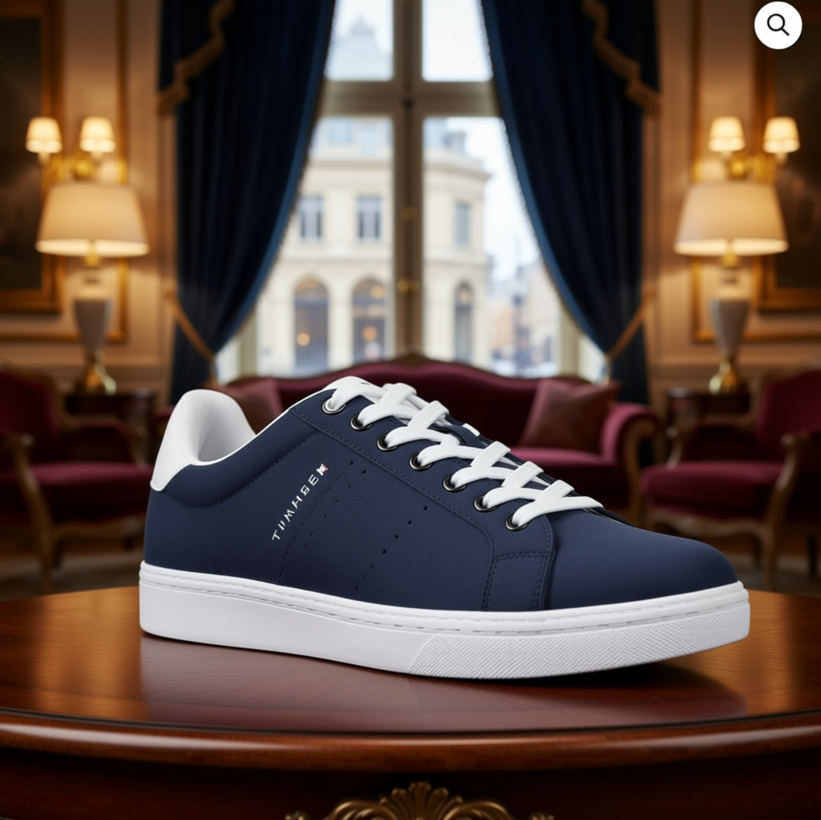 Tommy Hilfiger Little Lace-Up Cup Sole Sneaker (Men)