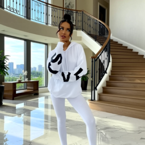 Vetements Hoodie and Legging Lounge Set
