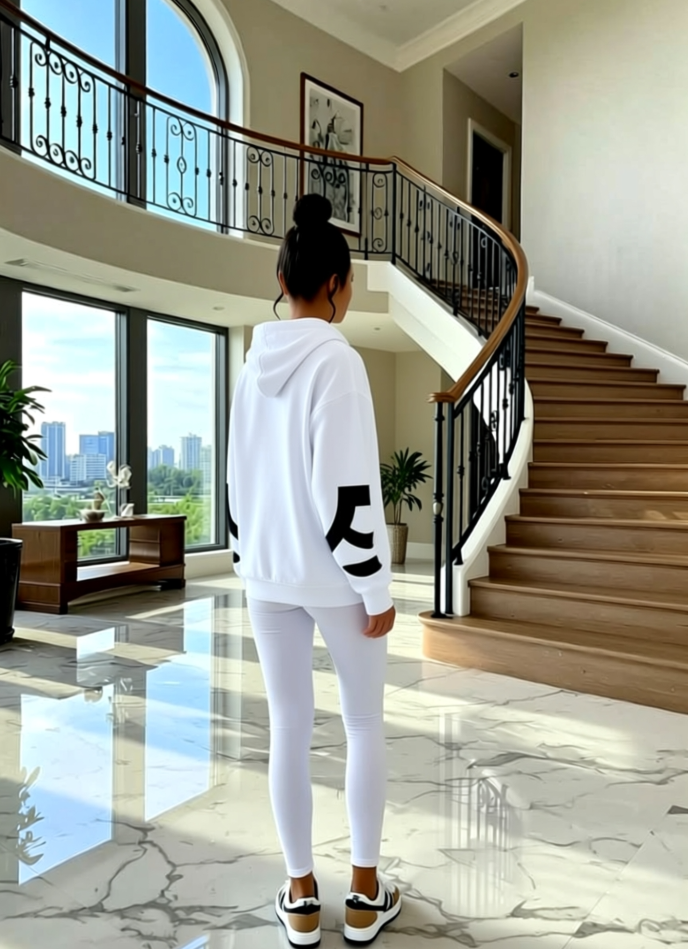 Vetements Hoodie and Legging Lounge Set